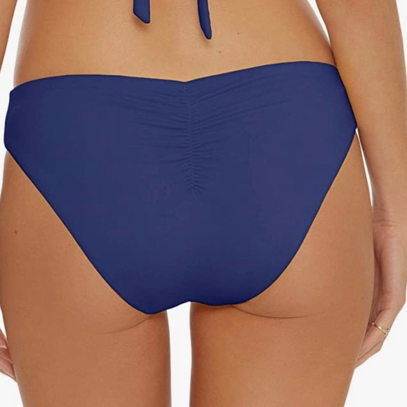 BECCA hipster shirred back bikini bottom 👙 - Picture 3 of 9